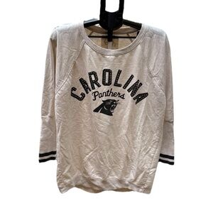 Carolina Panthers NFL Women’s L Pullover Top Stadium Game Day Fan Apparel